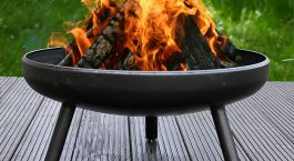 Feuerschalen Stahl geölt