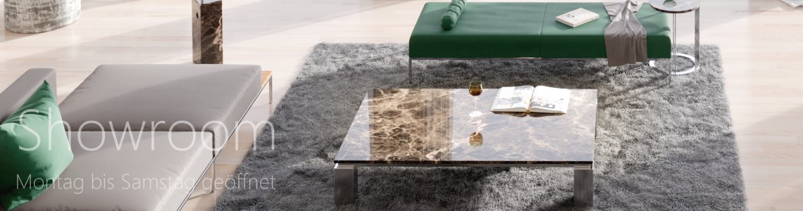 Couchtische mit Natursteinplatte