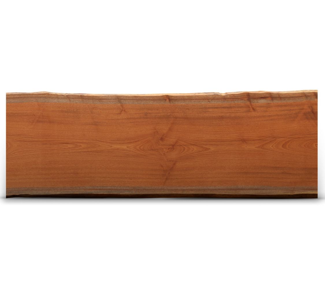 Tischplatte Mahagoni Monoblock Stamm Unikat Baumscheibe 250 x 90 x 5 cm 