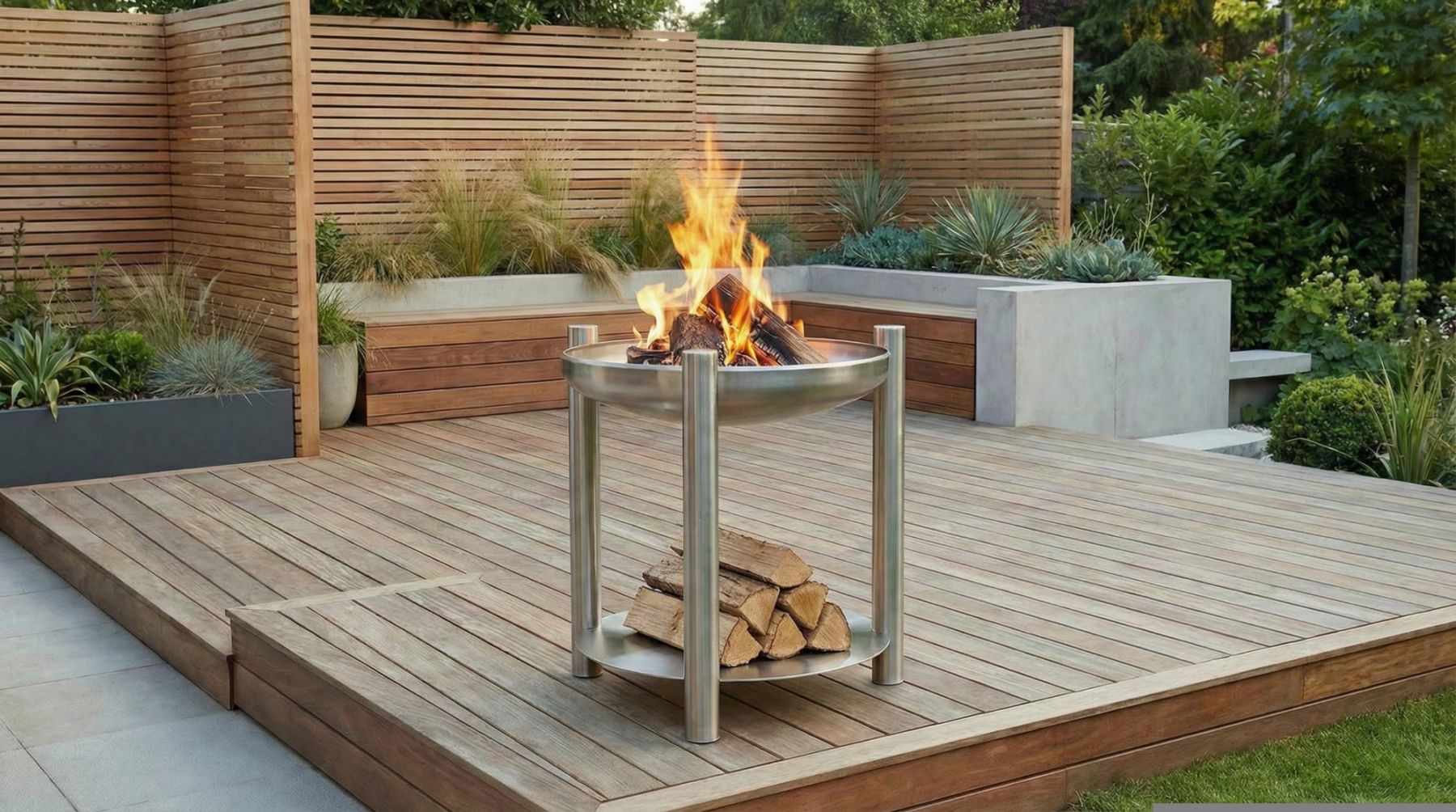 Feuerschale Edelstahl ø 50cm