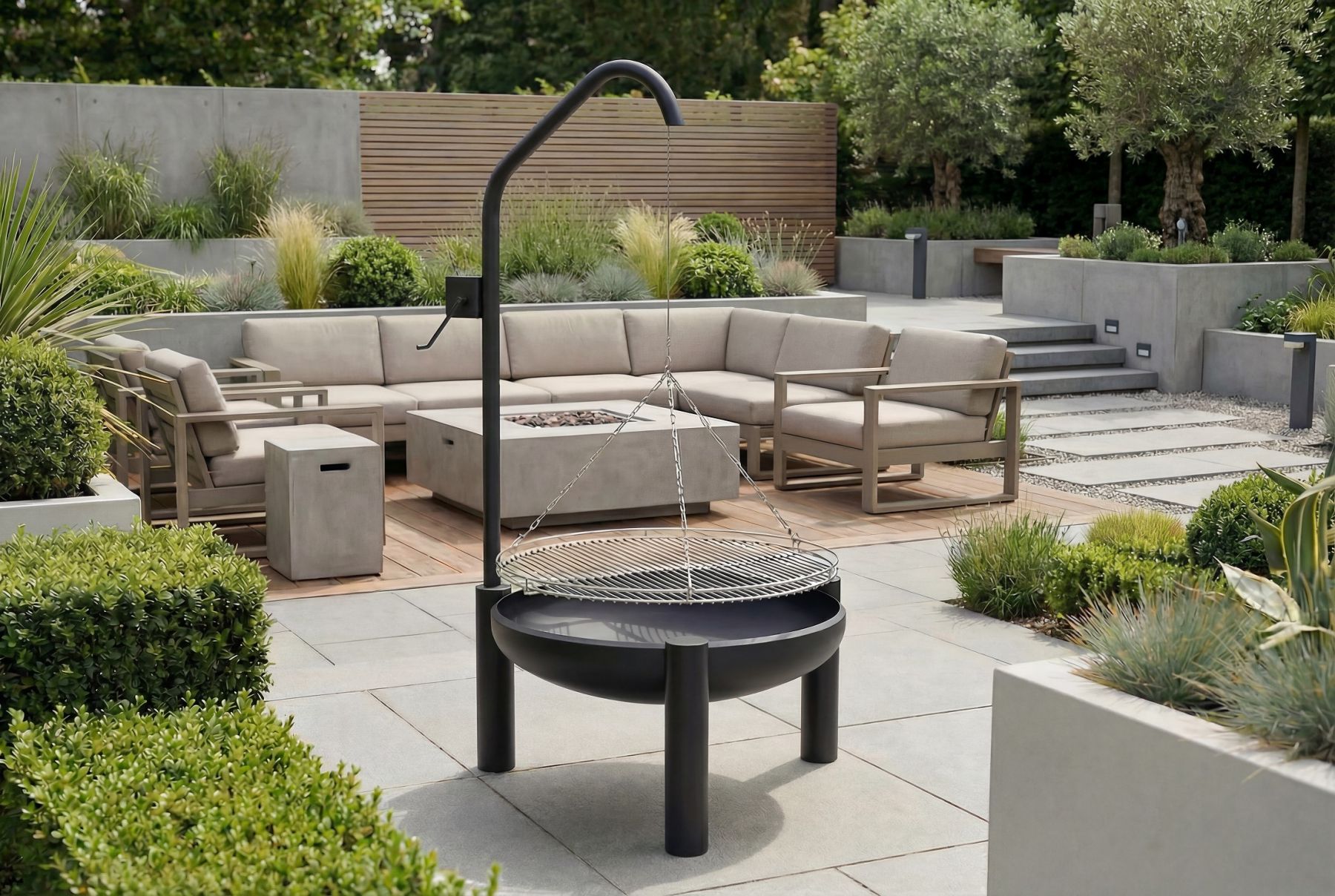 Schwenkgrill beschichtet ø 125cm