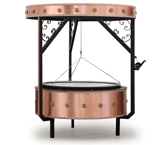 Gastrogrill für Profis mit Dach