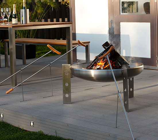 Grillspieß aus Edelstahl