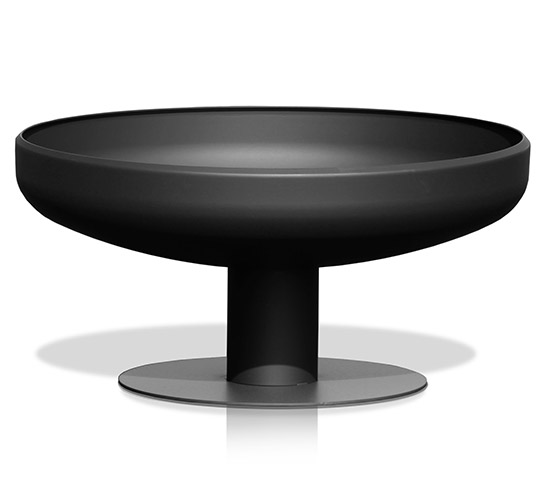 beschichtete Feuerschale mit Mittelfuss