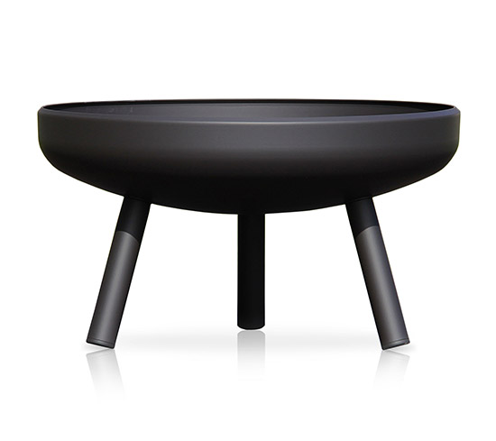 Feuerschale aus Stahl mit 3 Füßen