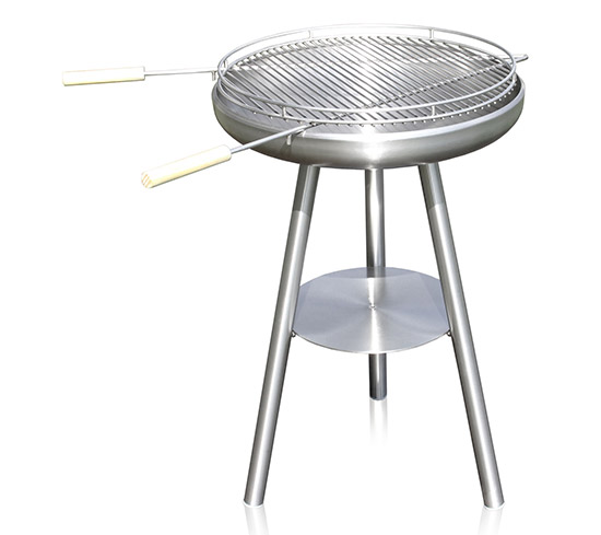 Standgrill aus Edelstahl rostfrei