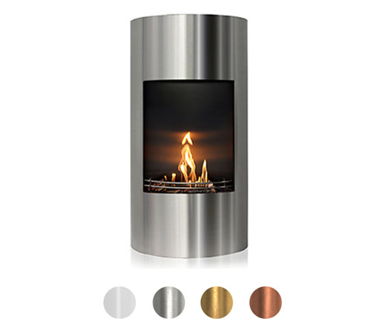 Wand/Standkamin beschichtet hoch 
