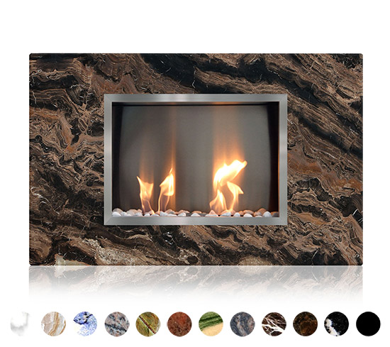 Wandkamin Naturstein 