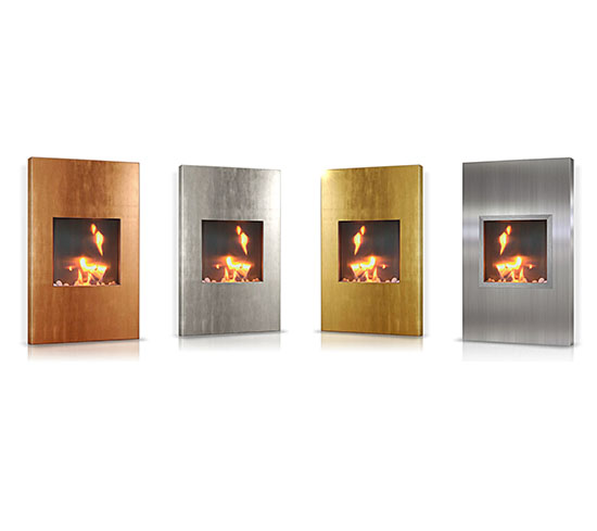 Wand-Eckkamin Biokamin 90 x 60 