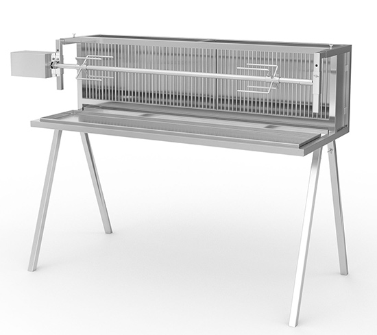 Spanferkelgrill zerlegbar bis 40/60kg belastbar