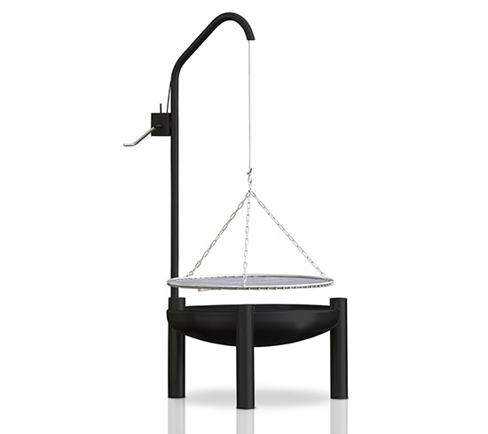 Schwenkgrill mit 3 Beinen + Grillgalgen