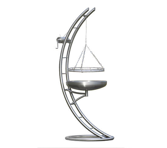 Designgrill Schwenker aus Edelstahl