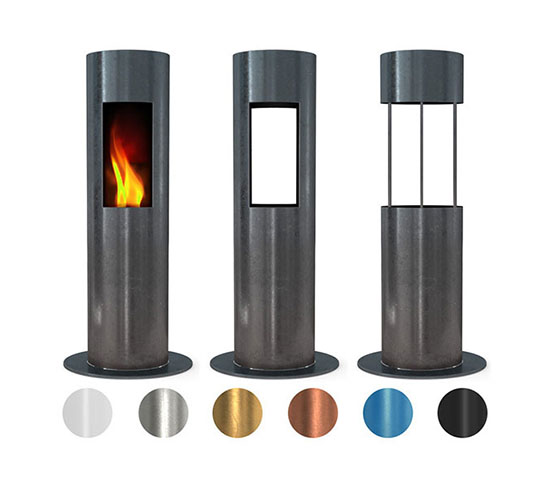 Bio Kamin Ethanol Feuer Säule 