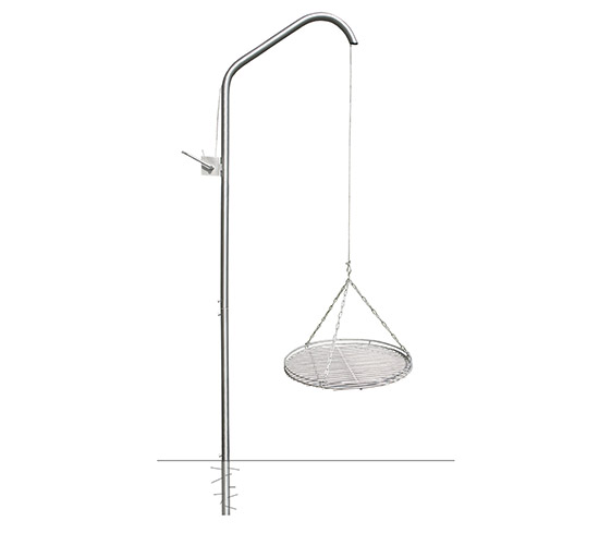 Grillgalgen mit Kurbel + Seil