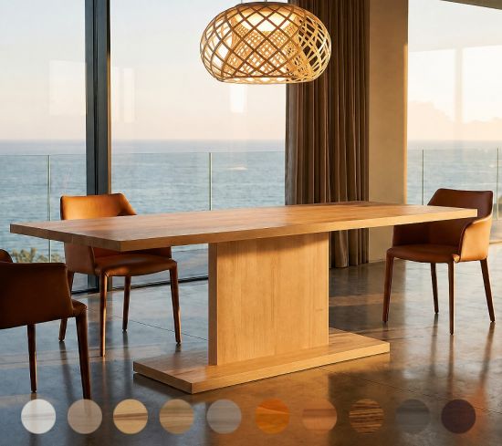 Premium Esstisch modern Massivholz Derby 