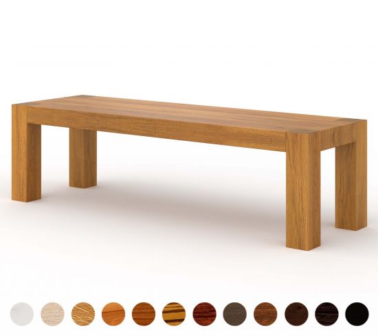 Massive Holzbank Boston 