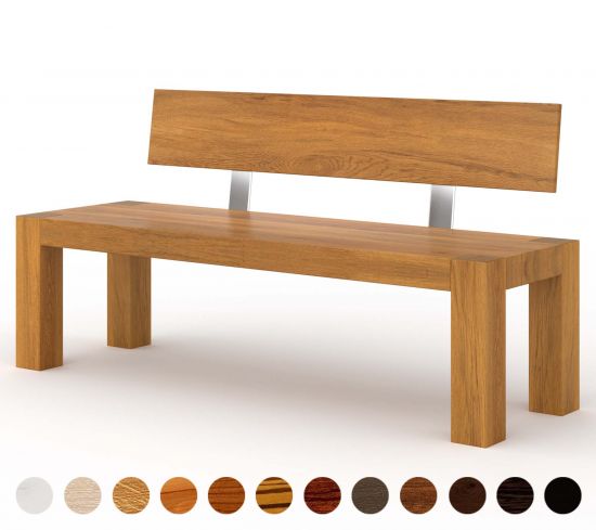 Bank Boston mit Lehne 