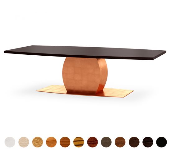 Couchtisch Massivholz Metall Amsterdam 