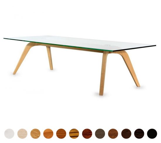 Couchtisch Holz Glas Lübeck 