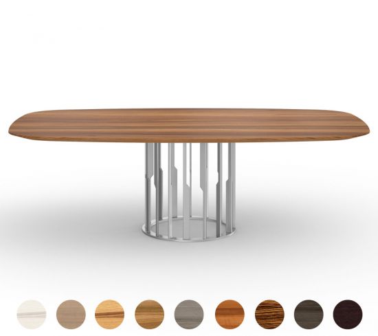 Couchtisch Dijon nach Maß planbar, Material Massivholzplatte und Gestell frei konfigurierbar