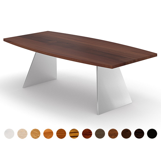 Der Maßtisch mit dem gewissen Etwas: Cannes Esstisch Massivholz mit schräg gestellten Tischwangen