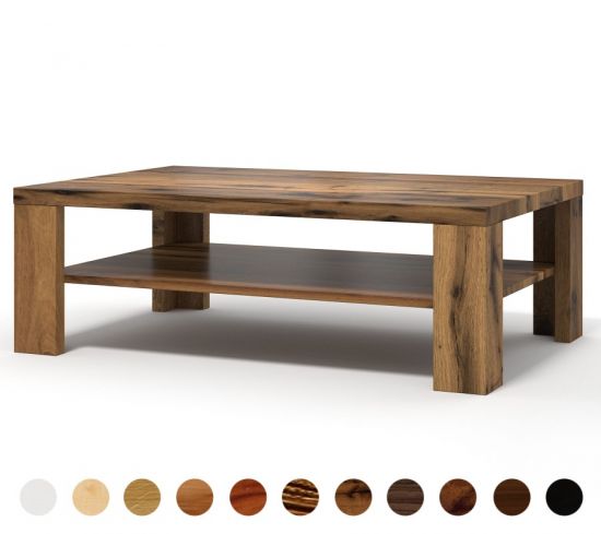 maßgefertigter Atlanta Couchtisch Massivholz 