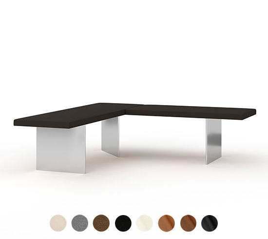 Eck Polsterbank Metallwangen Genf 