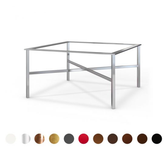 Münster - Modernes, geradliniges Tischgestell, viele Oberflächen wählbar, Fertigung nach Maß