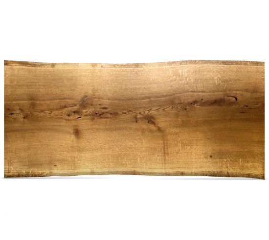 Tischplatte Eiche Monoblock Stamm Unikat Baumscheibe nach Maß 