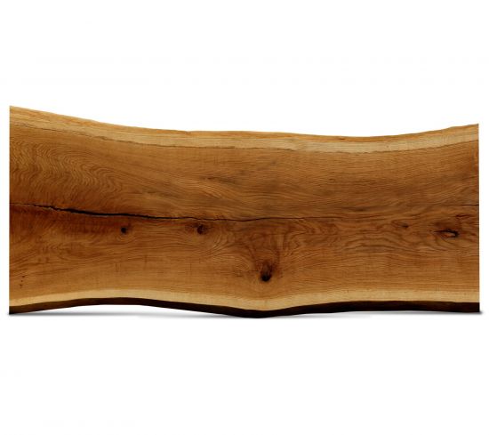 Baumscheibenplatte aus einem Stück nach Maß geräuchert