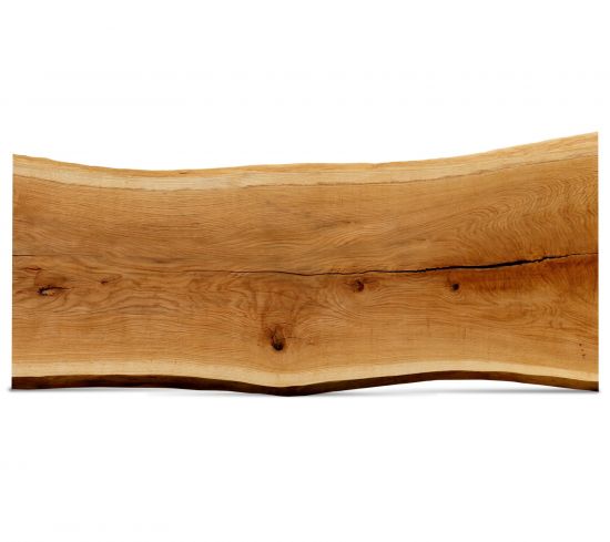 Eiche aus einem Stück Monoblock Stamm Unikat Baumscheibe konfigurierbar 