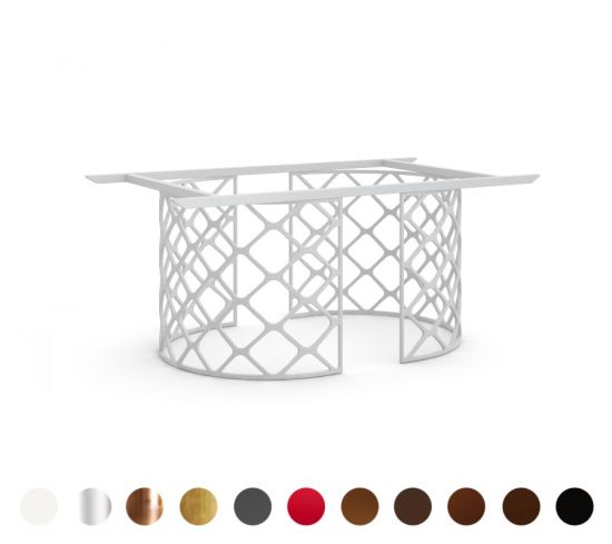 Denve - Modernes, geradliniges Tischgestell, viele Oberflächen wählbar, Fertigung nach Maß