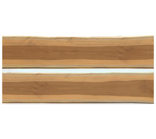 Tischplatte Esche Stamm Epoxid Unikat Baumscheibe 