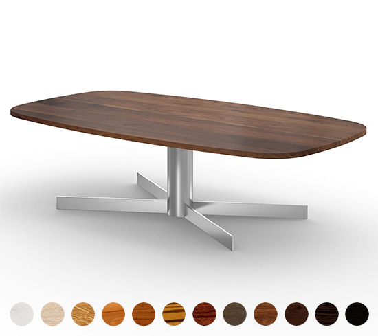 Premium Esstisch mit massiver Holzplatte Wexford 