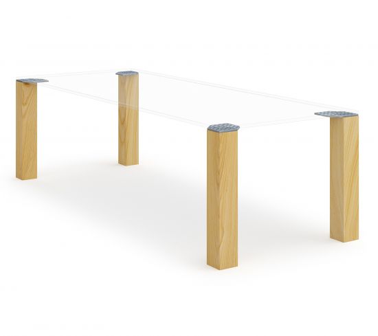 Klassische Holz Tischbeine aus massivem Holz maßgefertigt