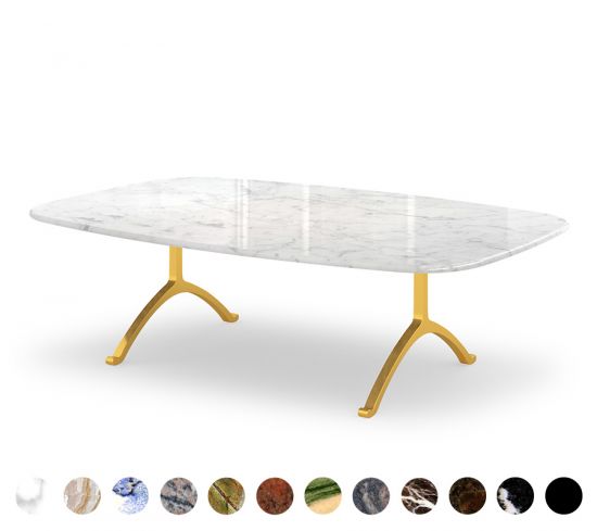 Design Tisch premium Marmor Granit konfigurieren Jersey 