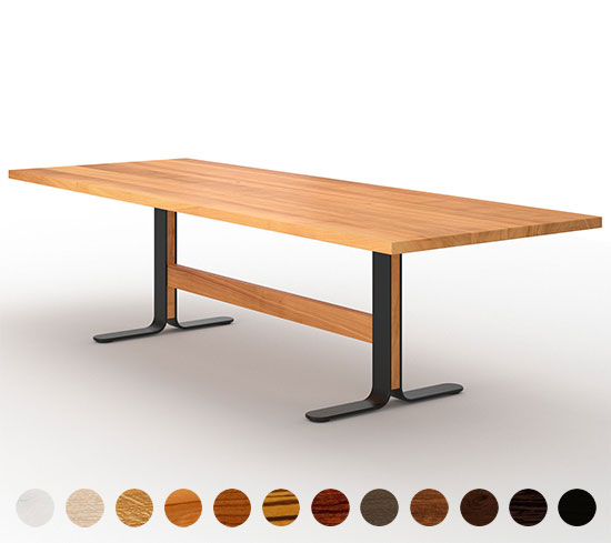 Esstisch Design Massivholz nach Maß Bradford 