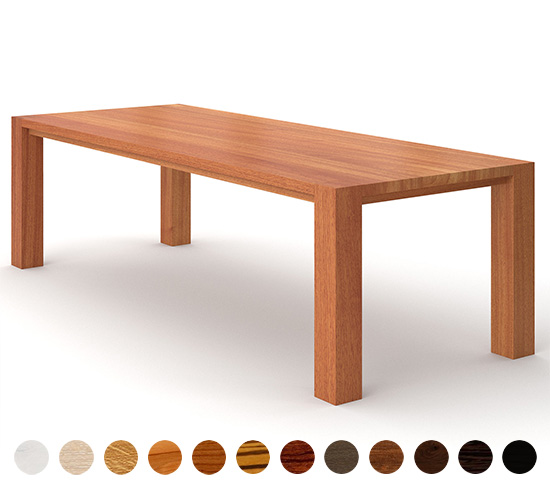 Premium Massivholztisch robust Korsika 