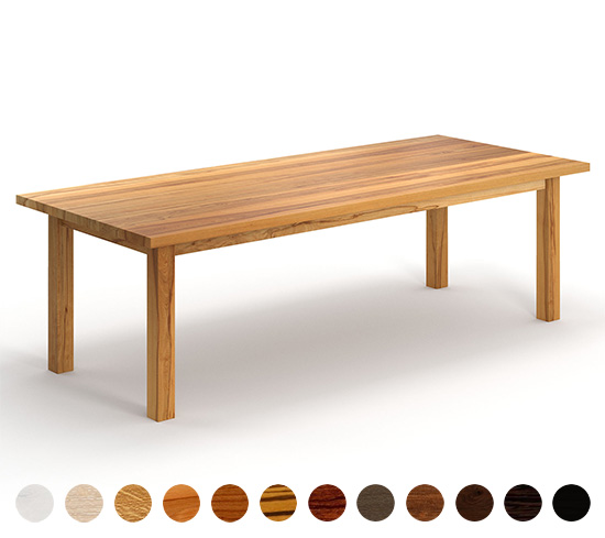Massivholztisch premium nach Maß Oxford 