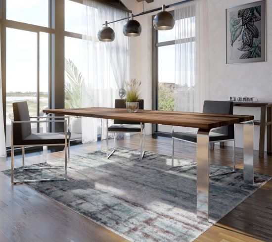 Minimalistischer Esstisch Madrid - modern und massiv nach Maß gefertigt