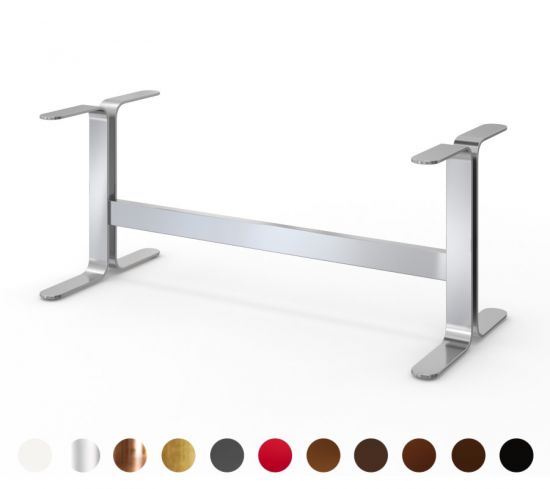 Bradford - Modernes, geradliniges Tischgestell, viele Oberflächen wählbar, Fertigung nach Maß