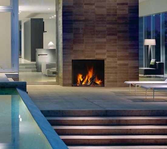 Gartenkamin nach Maß Einbaukassette 