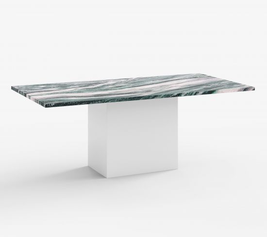 Tisch Catania mit Steinplatte und Stahlgestell individuell konfigurierbar