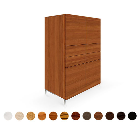 Highboard Berlin mit Schubkästen 