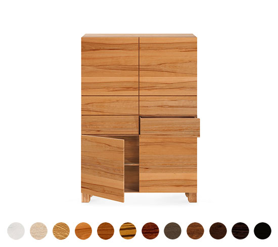 Highboard Boston mit Schubkästen 