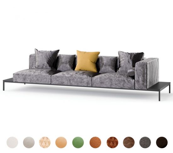 Ledercouch Sofa nach Maß Toscana SF05 