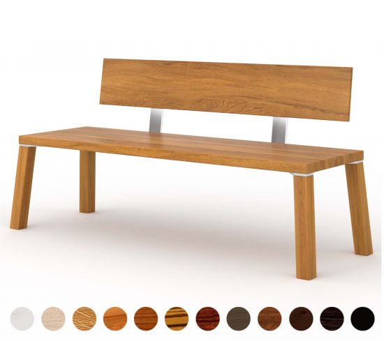 Bank Holz mit Lehne Emden 