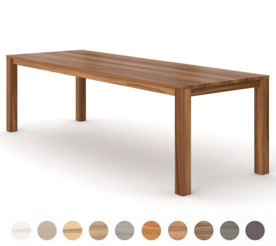 Premium Esstisch Holz massiv konfigurieren Milano 