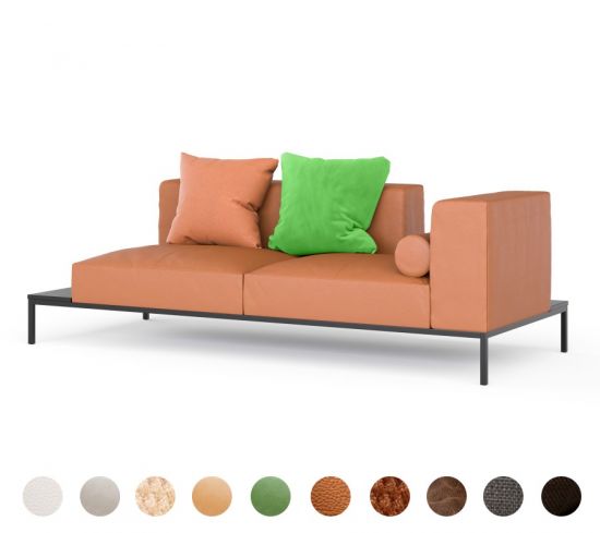 Couch nach Maß Ledercouch Toscana SF08 