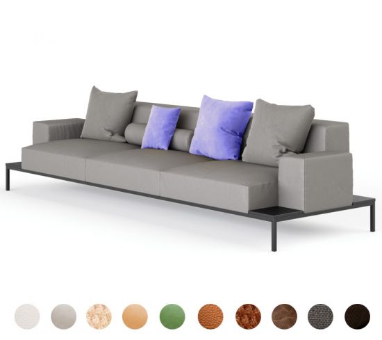 Couch nach Maß Ledercouch Toscana SF015 